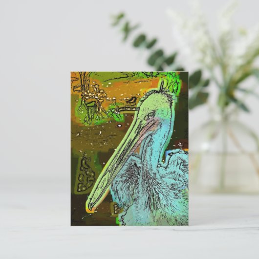PELICAN POSTKARTE (Stehend Vorderseite)