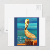 PELICAN POSTKARTE (Vorne/Hinten)
