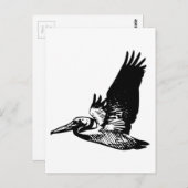 Pelican Postkarte (Vorne/Hinten)