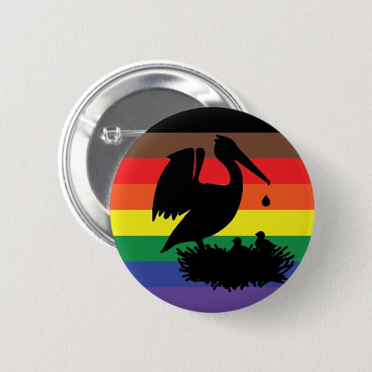 Pelican Pride Button (Vorne & Hinten)