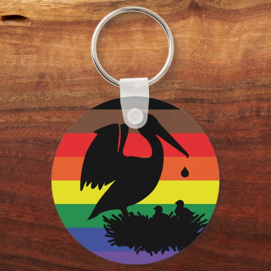 Pelican Pride Schlüsselanhänger (Rückseite)