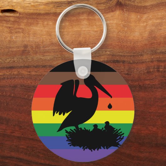 Pelican Pride Schlüsselanhänger (Vorderseite)