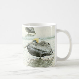 Pelican Relax am Strand von Florida Sandy Kaffeetasse