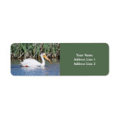 Pelican Return Address Label (Vorne)