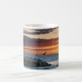 Pelican Rock Sunset, Dauphin Island, Alabama Kaffeetasse (Mittel)