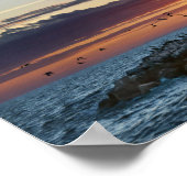 Pelican Rock Sunset, Dauphin Island, Alabama Poster (Ecke)