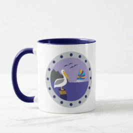 Pelican Sailboat Tasse
