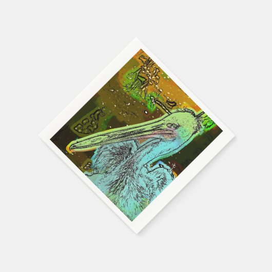 PELICAN SERVIETTE (Ecke)