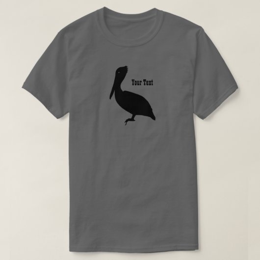 Pelican Silhouette Mens T - Shirt (Design vorne)