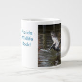 Pelican Squirrel Florida Wildlife Rocks Tasse (Vorderseite Rechts)