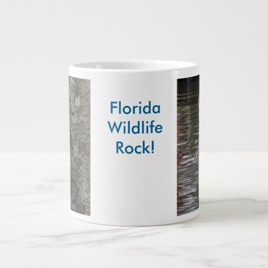 Pelican Squirrel Florida Wildlife Rocks Tasse (Vorderseite)