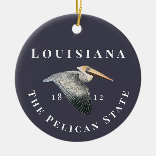 Pelican Staat 1812 Keramik Ornament (Vorne)