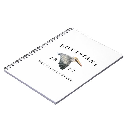 Pelican Staat 1812 Spiral Notebook Notizblock (Linke Seite)