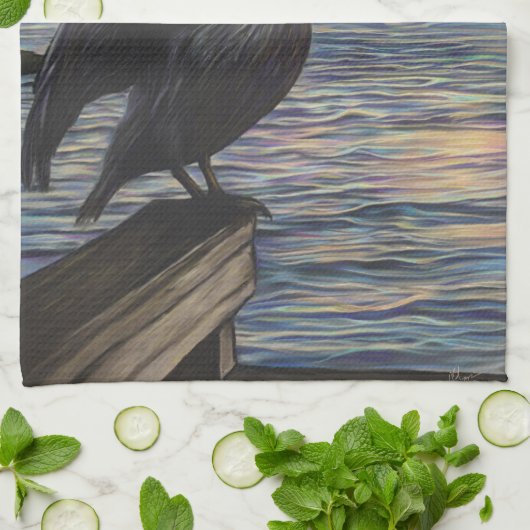 Pelican Sunset Kitchen / Handtücher (Gefaltet)