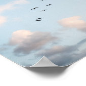 Pelican Sunset Print Poster Paper (Semi-Gloss) (Ecke)