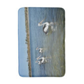 Pelican Swim Team, Memory Foam Badematte (Vorderseite Vertikal)