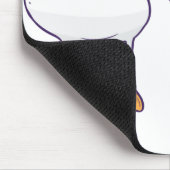 Pelican Tries Capybara Funny Niedlich Kawaii zu es Mousepad (Ecke)