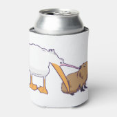 Pelican Tries Capybara Niedlich Kawaii essen Dosenkühler (Kanne Vorderseite)