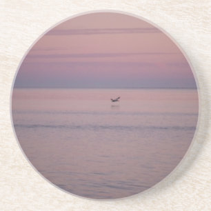 Pelican und Ocean Sunset Untersetzer