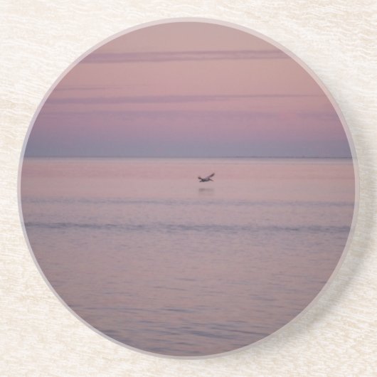 Pelican und Ocean Sunset Untersetzer (Vorne)