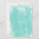 Pelican und Palm Tree Beach Weihnachtsfest Party Einladung (Rückseite)