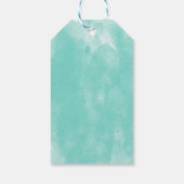 Pelican und Palm Tree Tropical Beach Weihnachten Geschenkanhänger (Rückseite)