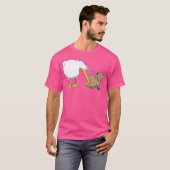 Pelican versucht Capybara Niedliches Meme zu essen T-Shirt (Vorne ganz)