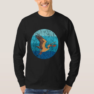 Pelican Vintage Retro Fischfang Tropenvogel Ani T-Shirt