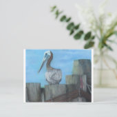 Pelican von Hatteras Ferry Postkarte (Stehend Vorderseite)