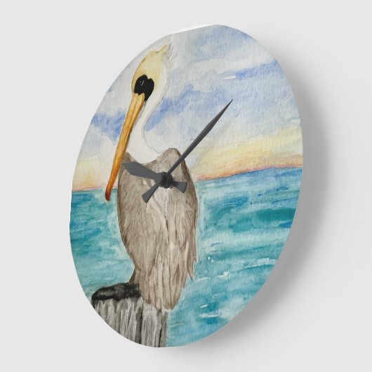 Pelican Wall Clock Große Wanduhr (Winkel)
