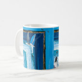 Pelican Watching a Segelboot, Kaffeetasse (Vorderseite Links)