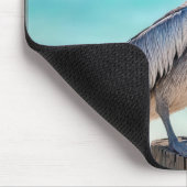 Pelican Wearing Sunglasses Mousepad (Ecke)