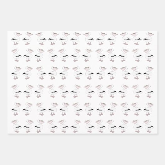Pelican Wrapping Paper Sheets Geschenkpapier Set (Vorderseite 3)
