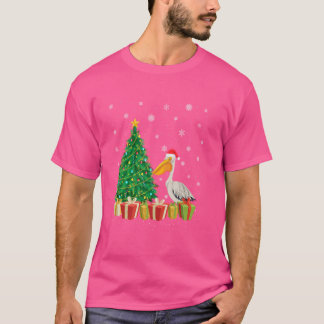 Pelican Xmas Tree Lighting Weihnachtsmannmütze Pel T-Shirt