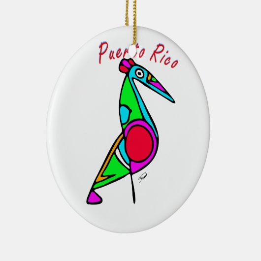 Pelícano Keramikornament (Rechts)