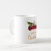 Pelicans Bird Driving Christmas Tree Tr Kaffeetasse (Vorderseite Links)