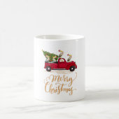 Pelicans Bird Driving Christmas Tree Tr Kaffeetasse (Mittel)
