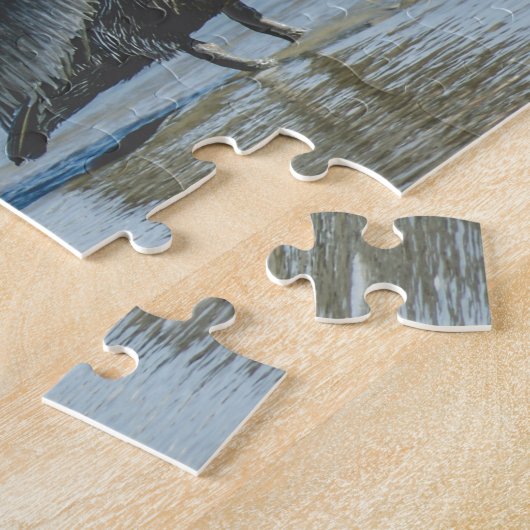 Pelicans Bird Nature Beach überdeckt Puzzle (Seite)