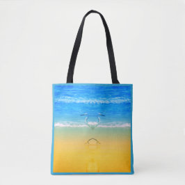 Pelicans Love On The Beach Tasche