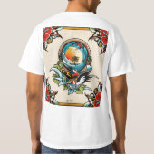 Pelicans on the Pier T-Shirt | Coastal Marina  (Rückseite)