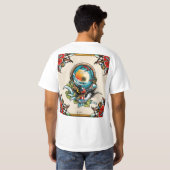 Pelicans on the Pier T-Shirt | Coastal Marina  (Schwarz voll)