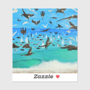 Pelicans Pandemonium Sticker