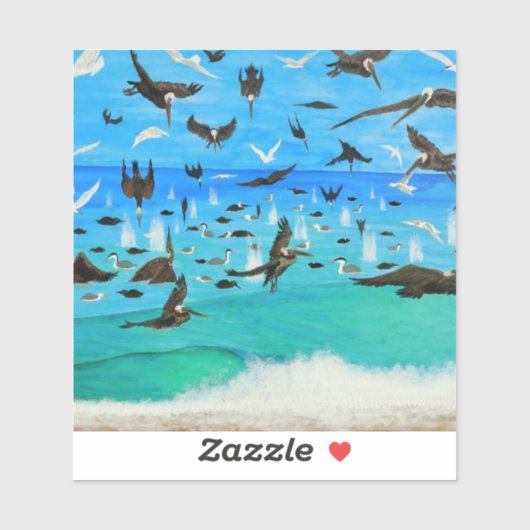 Pelicans Pandemonium Sticker (Blatt)