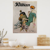 Pelikan 4001 Ink~Theo Matejko~ Berlin Deutschland  Poster (Küche)