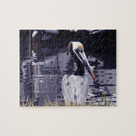 Pelikan am Wasser Puzzle
