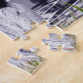 Pelikan am Wasser Puzzle (Seite)