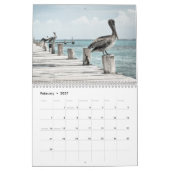 Pelikan an der Küste Kalender (Feb 2027)