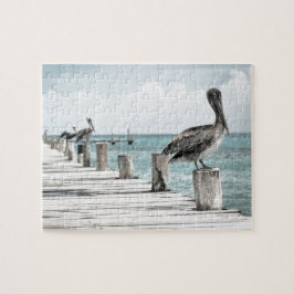 Pelikan an der Küste Puzzle