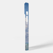 Pelikan an einem verwitterten Dockingpol Case-Mate iPhone Hülle (Rückseite / Links)