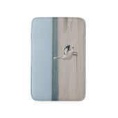 Pelikan auf der Strandbadmatte Badematte (Vorderseite Vertikal)